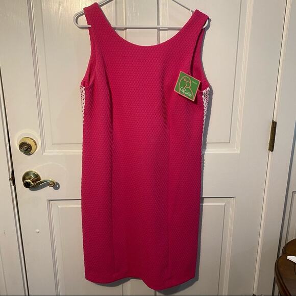 Pappagallo Sandy dress in Barbie HOT pink 10 NWT Barbiecore - Picture 6 of 13